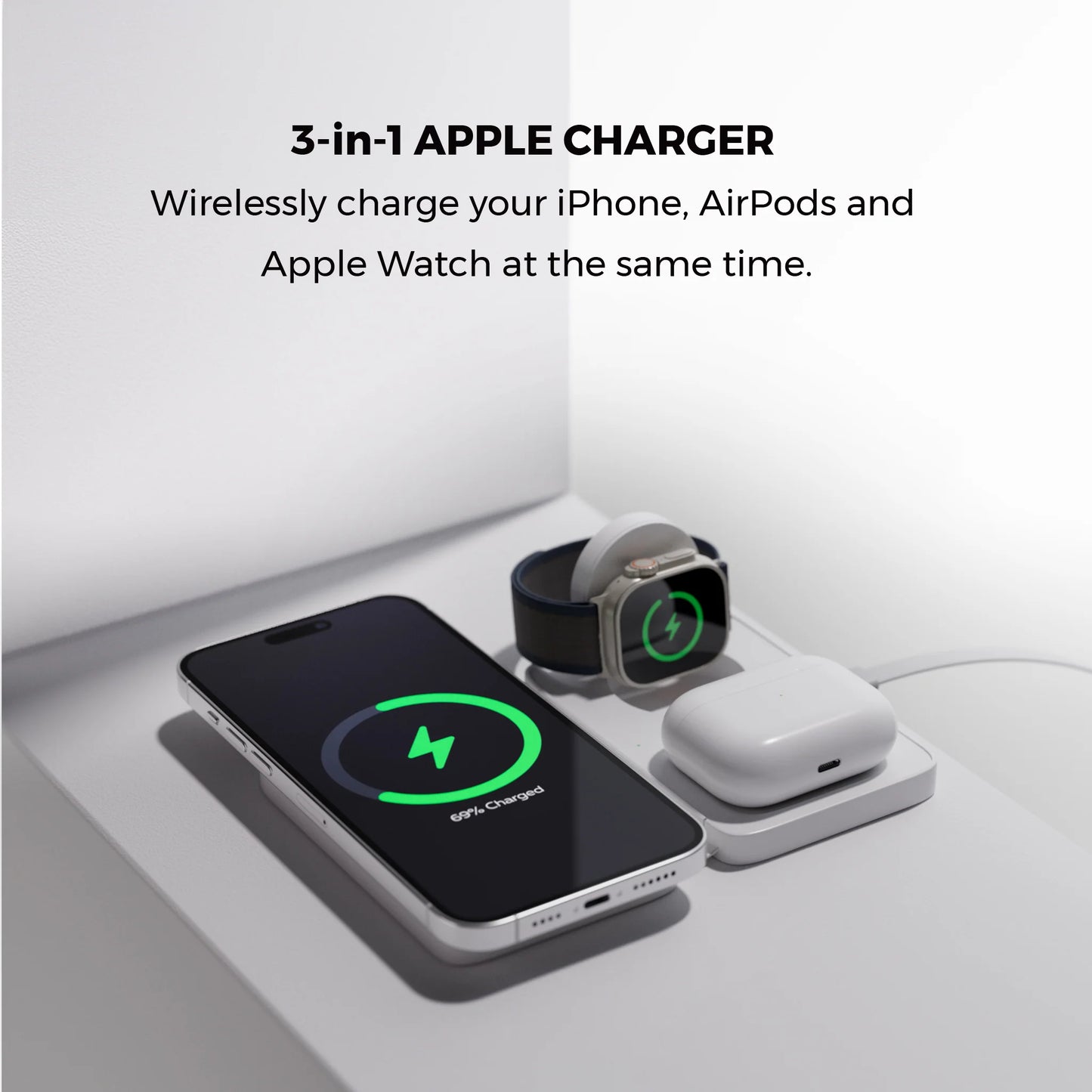 Duo Pack - Apollo 3-In-1 Apple Chargers